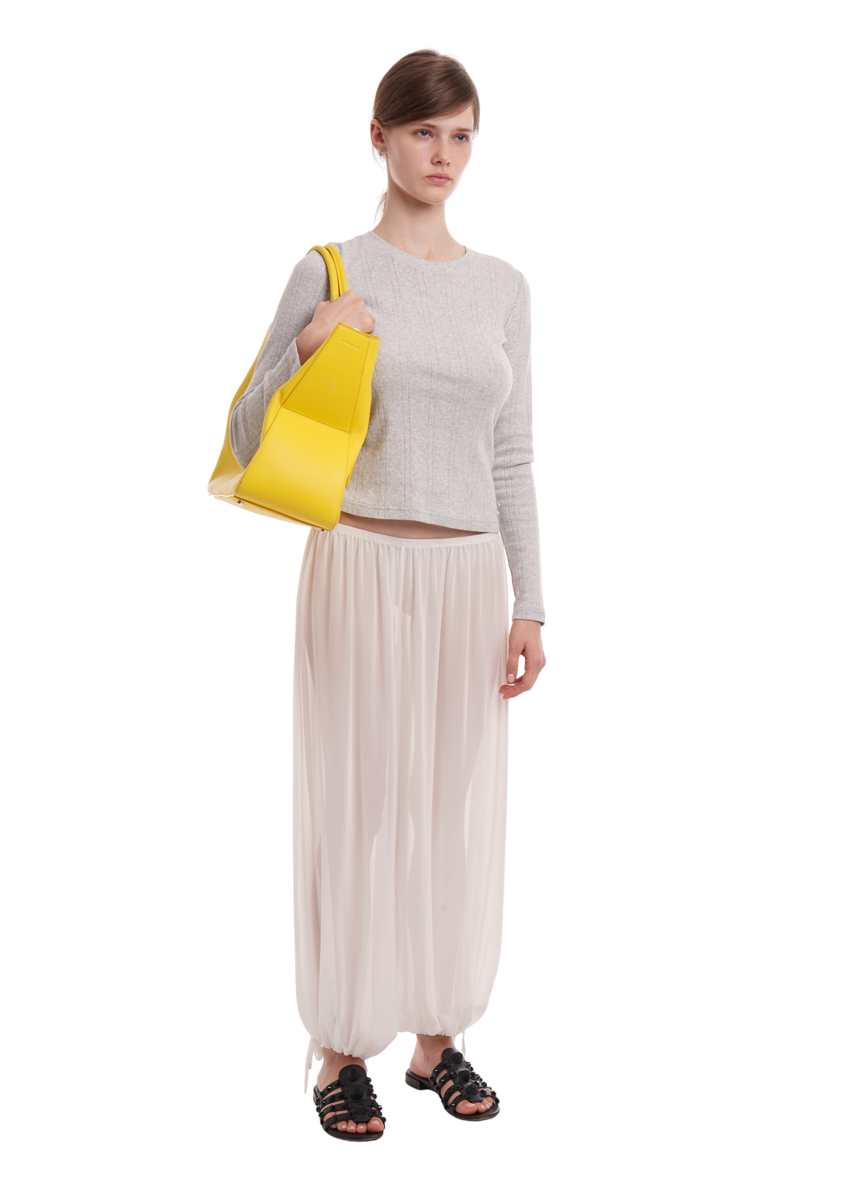 LENA TROUSERS IN GHOST