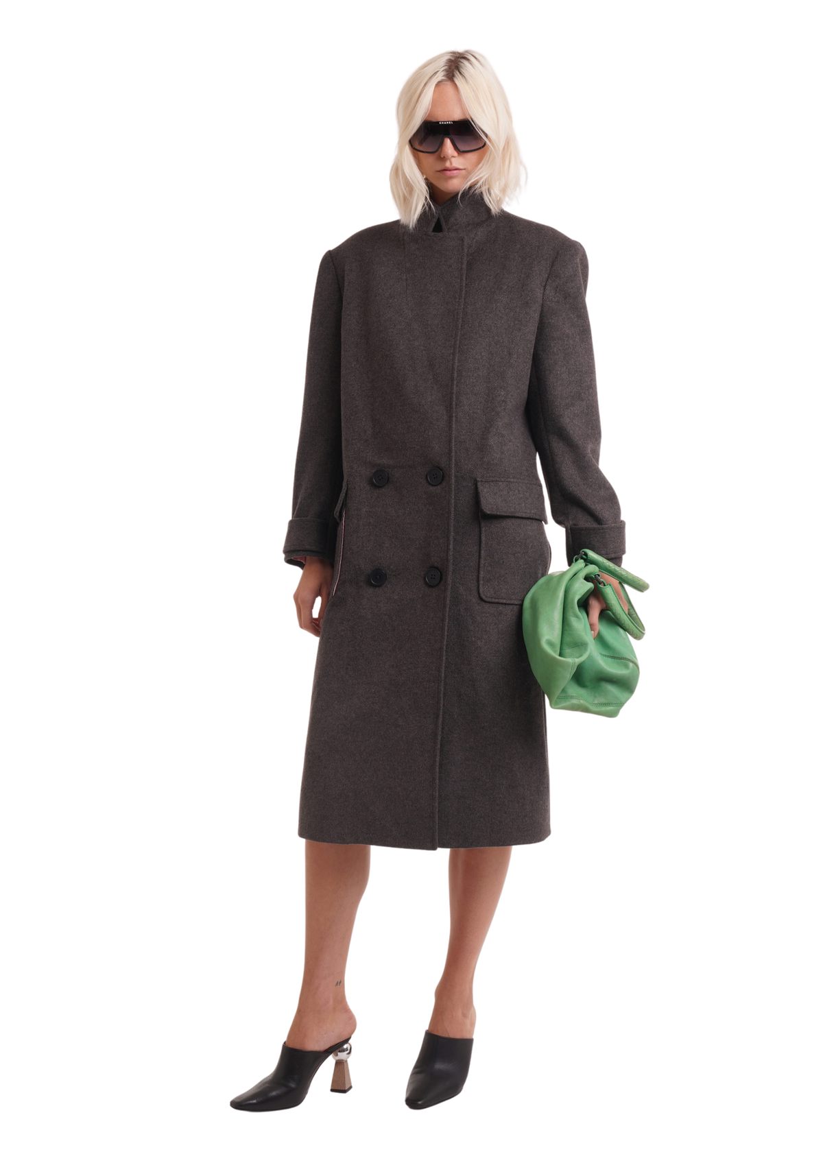 THE ELLA COAT IN DEEP GREY