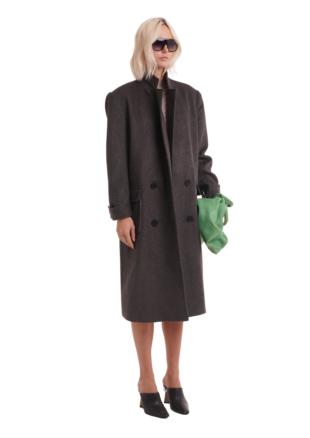 THE ELLA COAT IN DEEP GREY