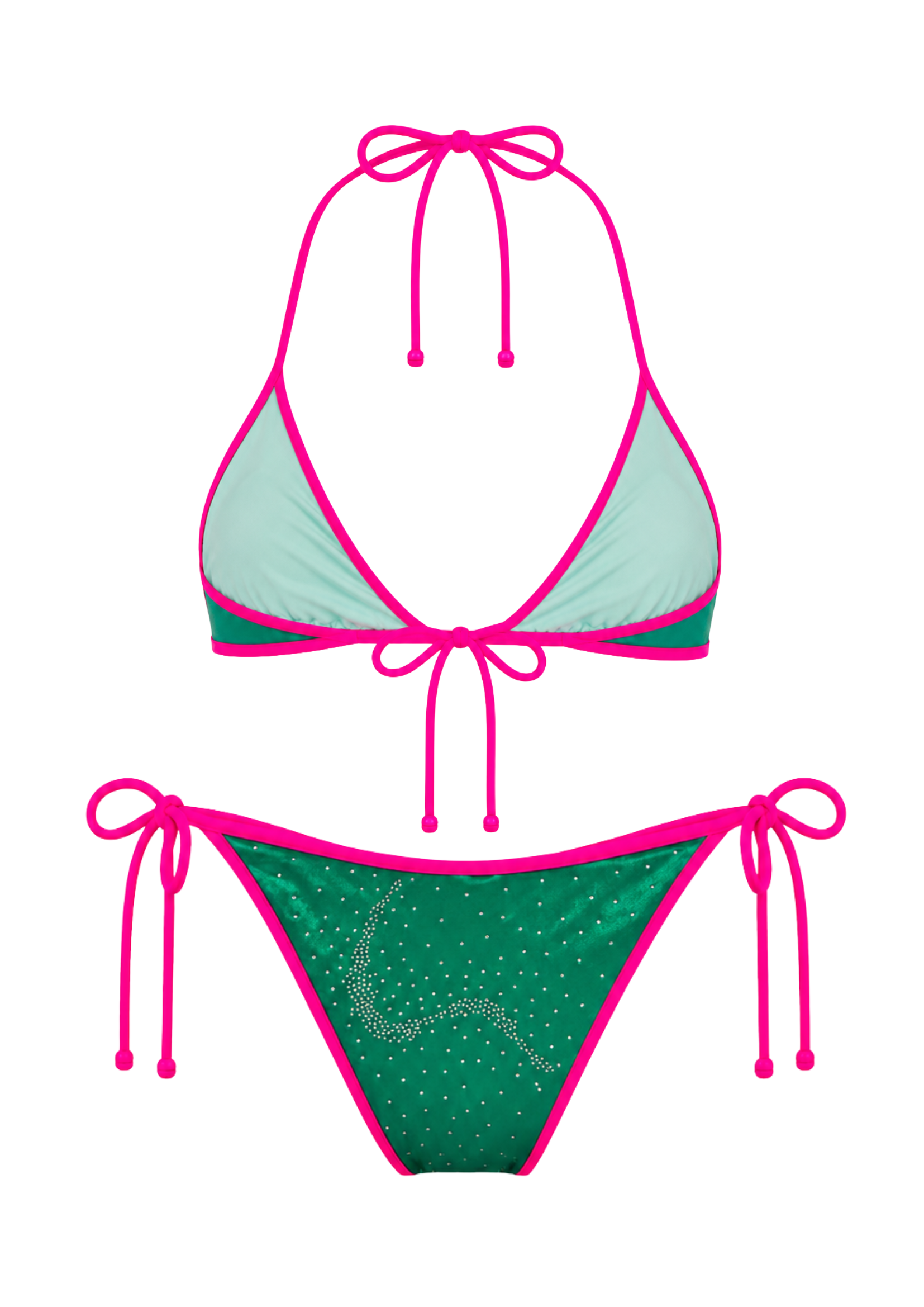 SIREN BIKINI IN PETROL