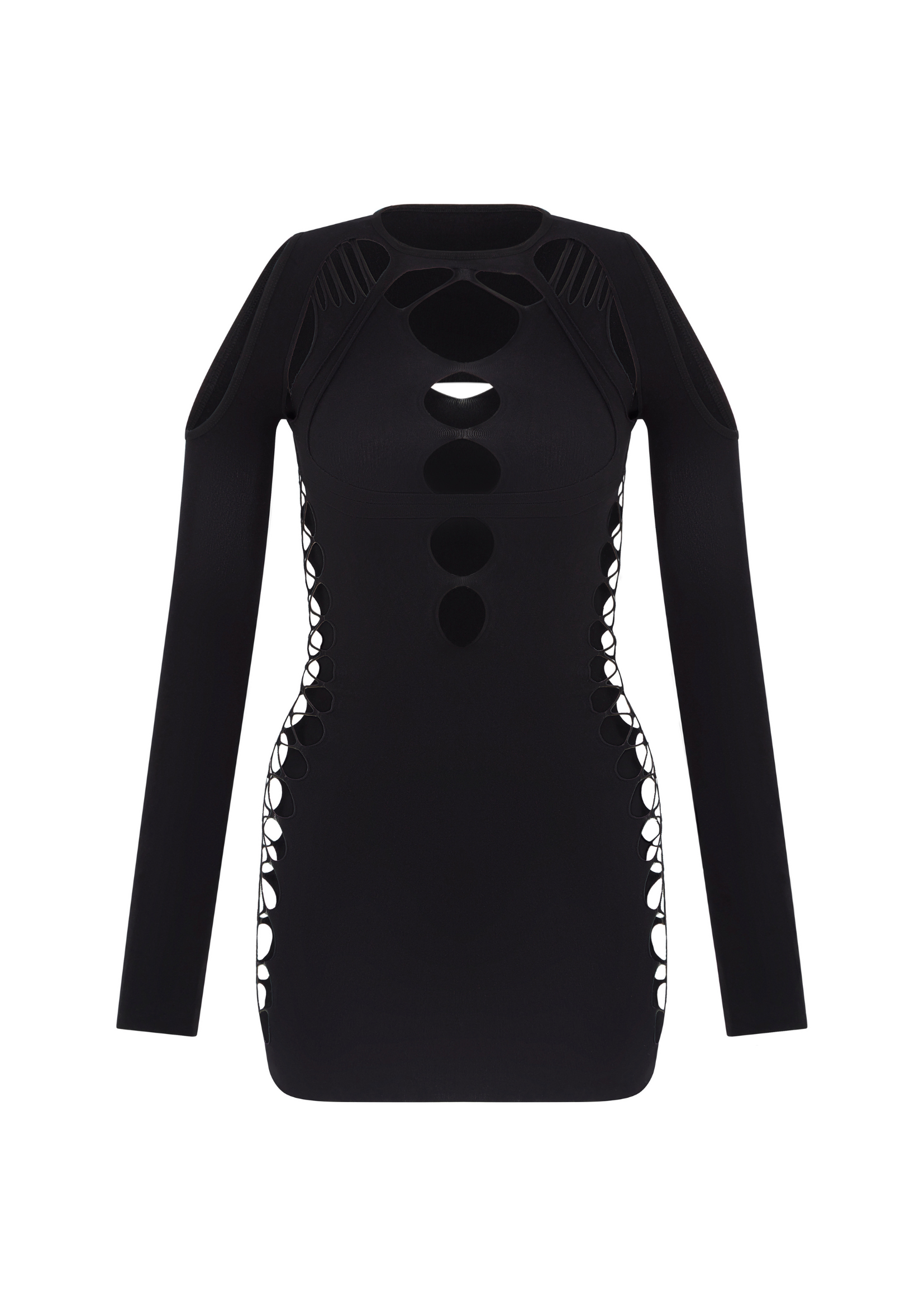 CROSSWIRE SHAPEWEAR DRESS IN BLACK