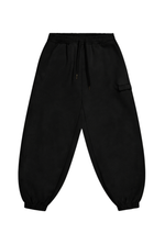 COVER TRACK PANTS WASHED BLACK