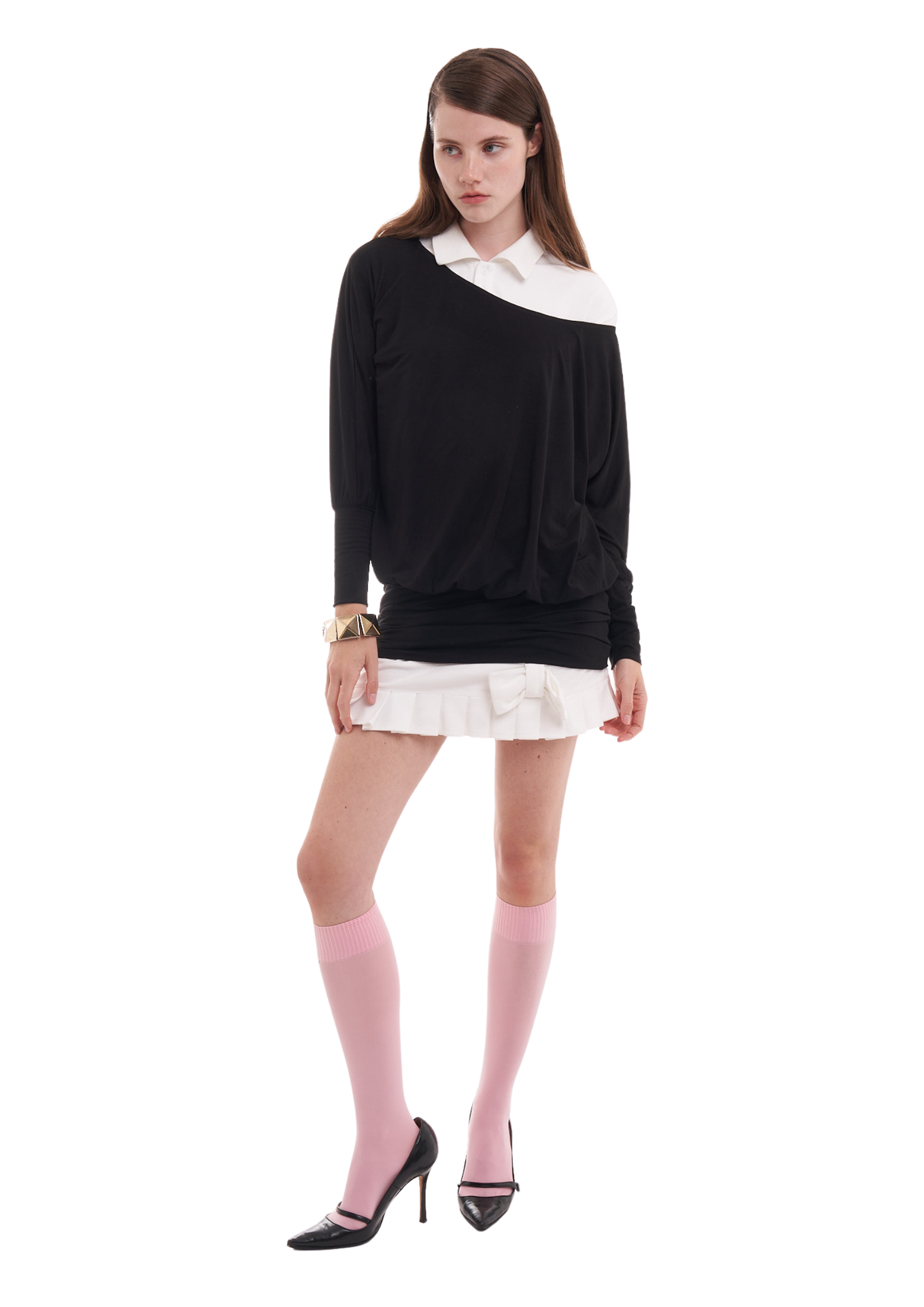 CHARLI DRESS IN CHARCOAL BLACK