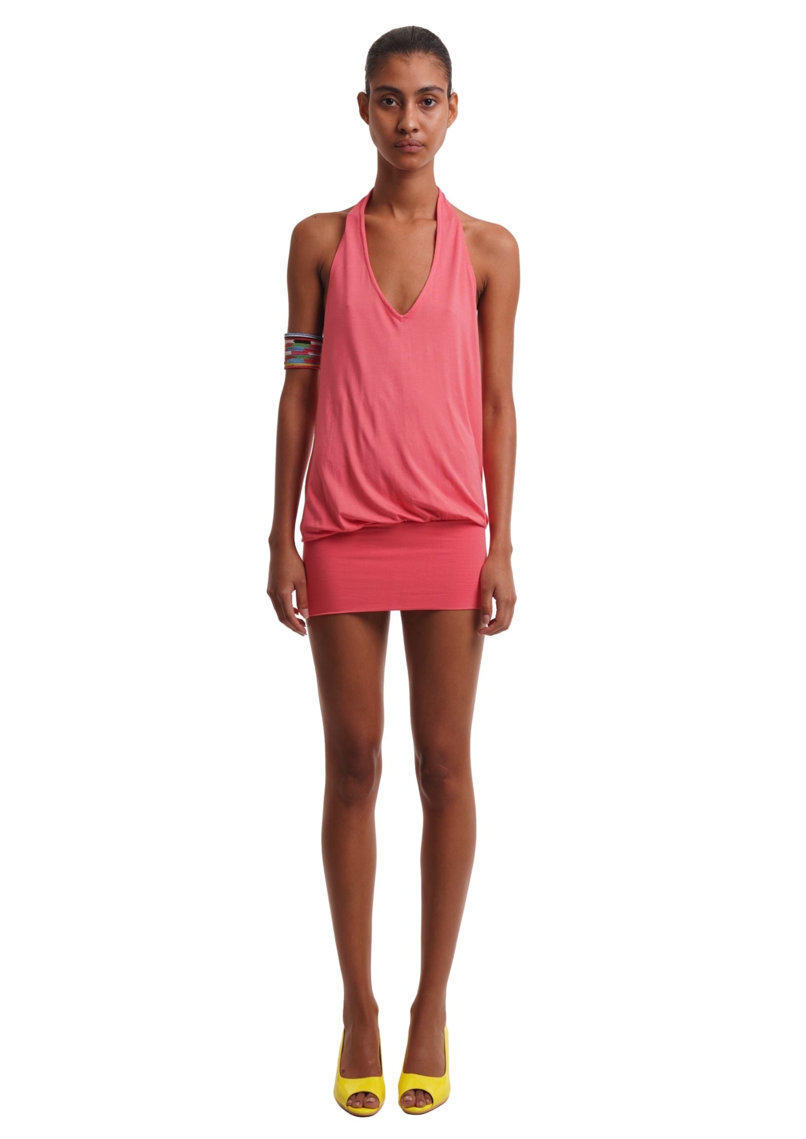 HAILEY DRESS IN CORAL