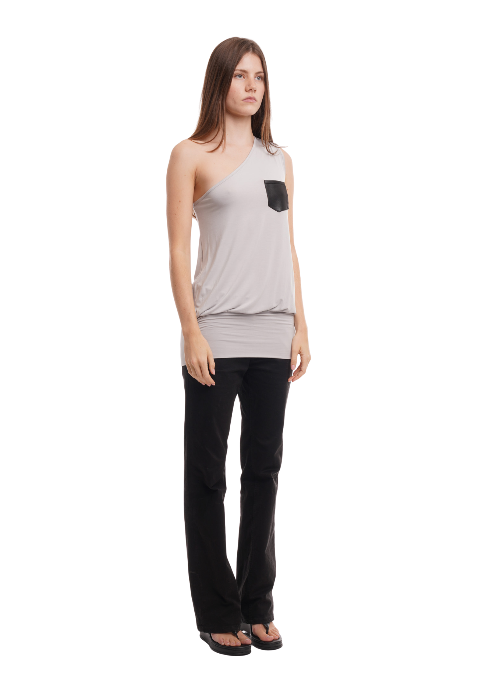 THE SAB DRESS IN GREY