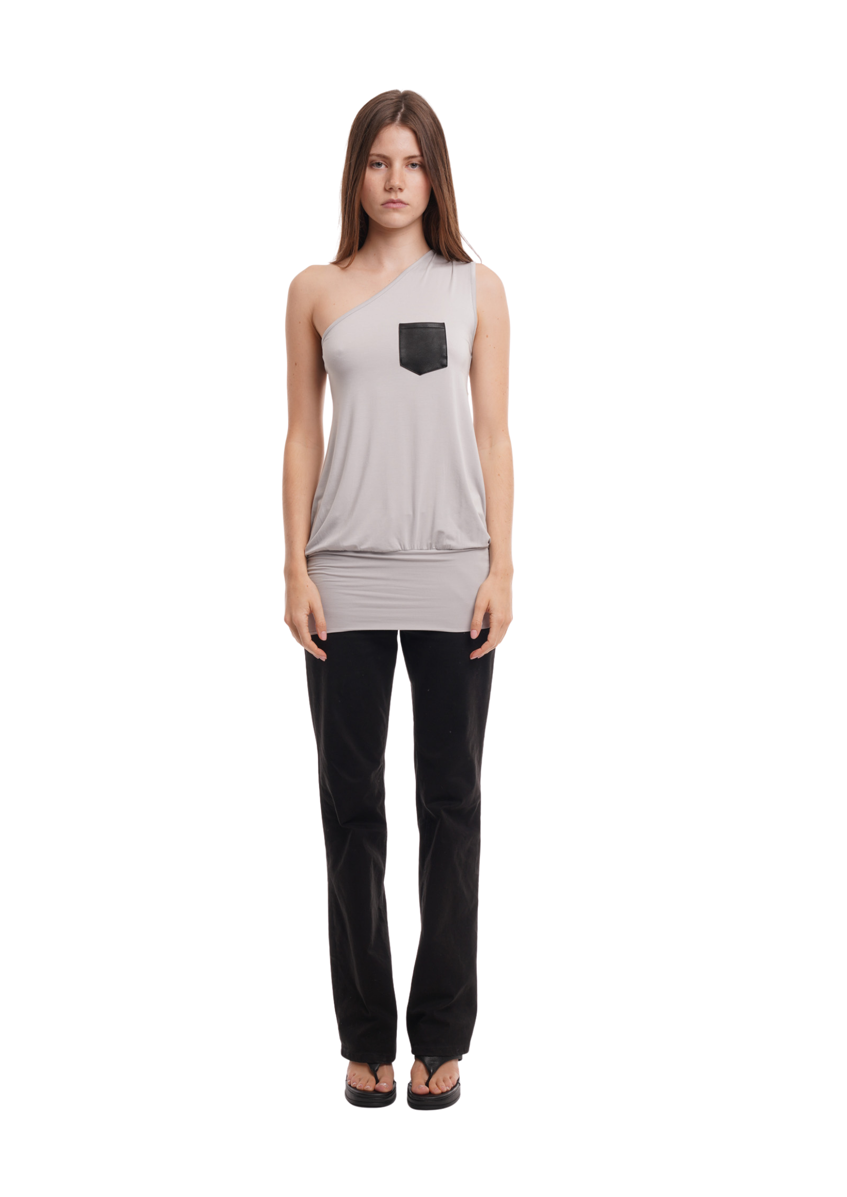 THE SAB DRESS IN GREY