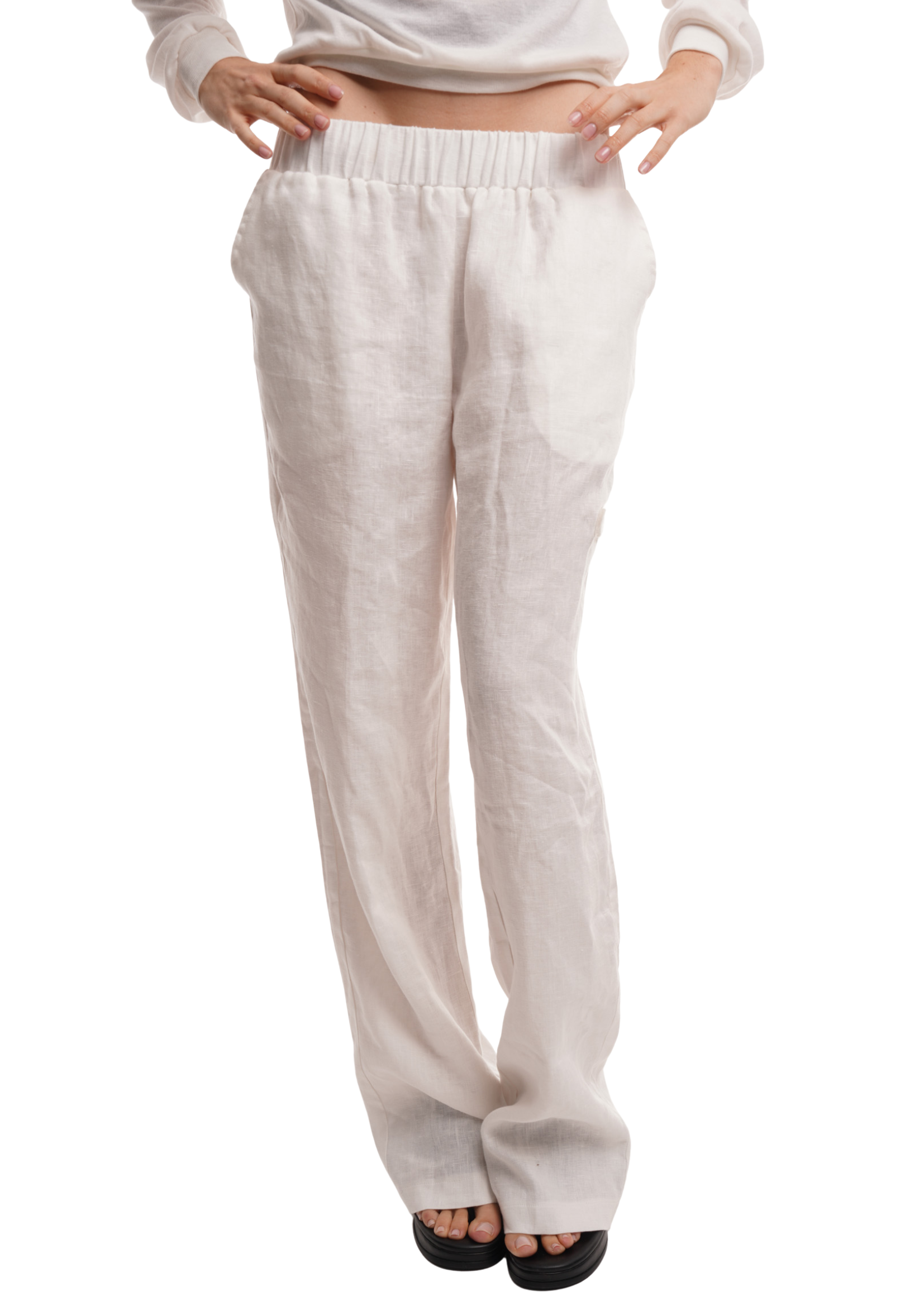 THE DOVE TROUSERS IN WHITE