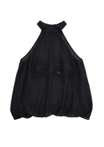 MIDNIGHT TOP IN BLACK