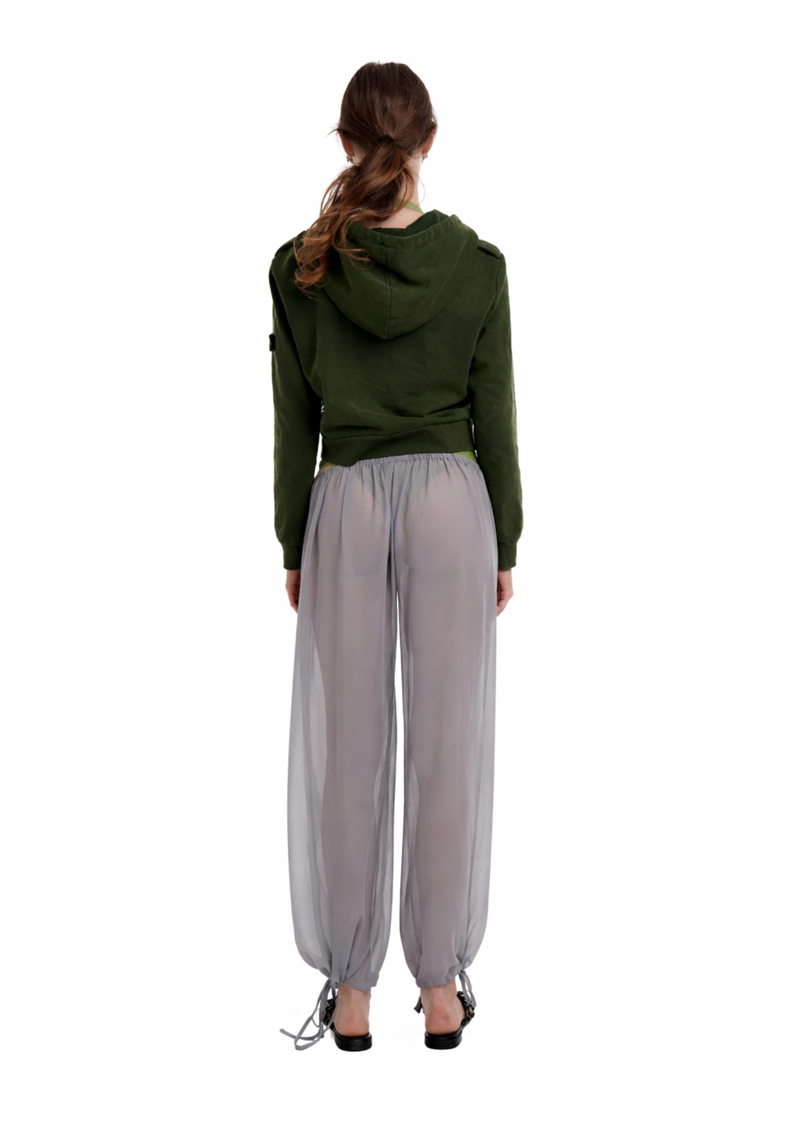 LENA TROUSERS IN DARK GREY