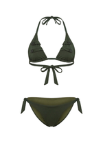 UNIFORM BIKINI IN KHAKI