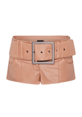NIIHAI X REVOLVE SANDY MOTO SHORTS IN MAUVE