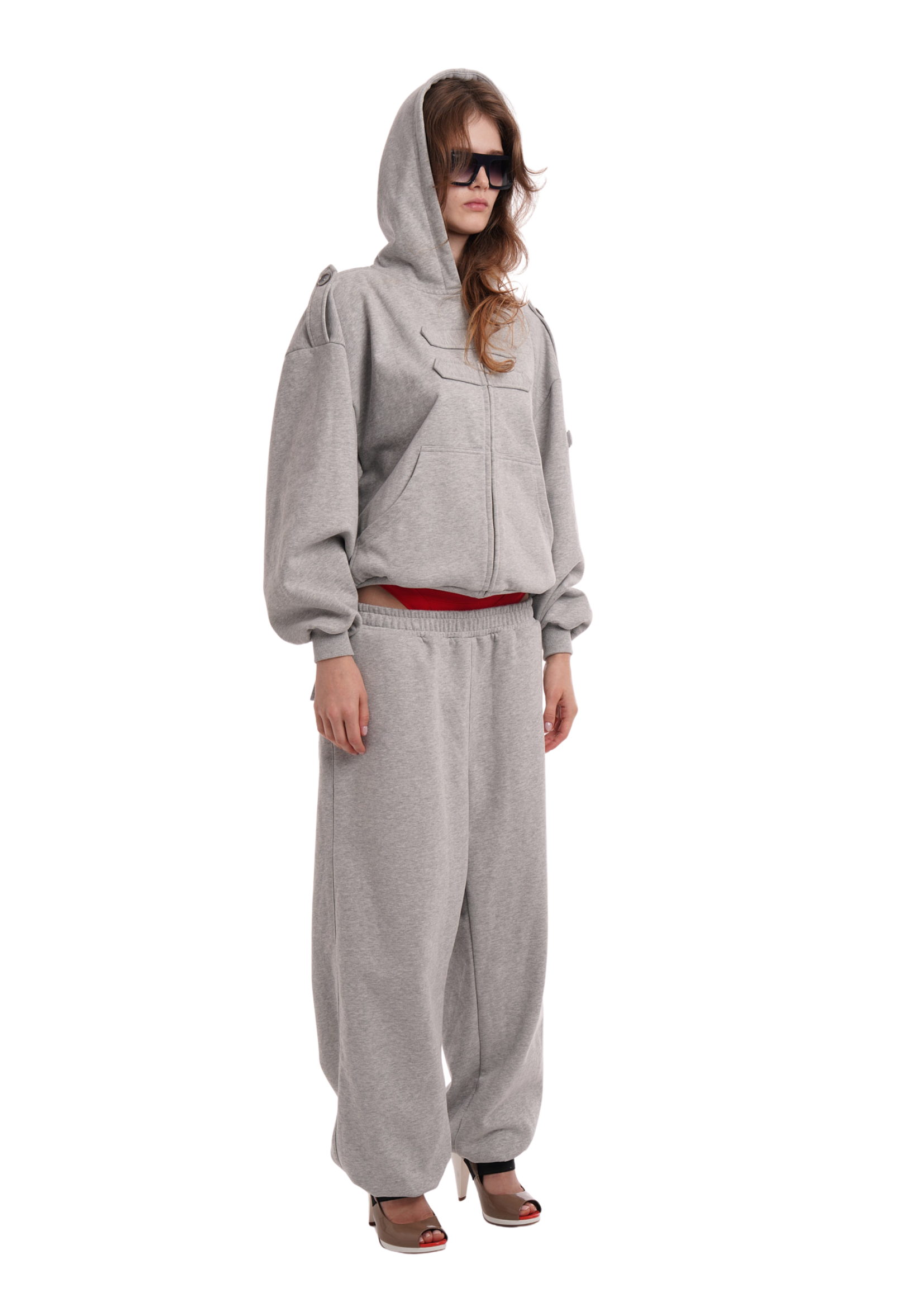COVER TRACKSUIT GREY MARL