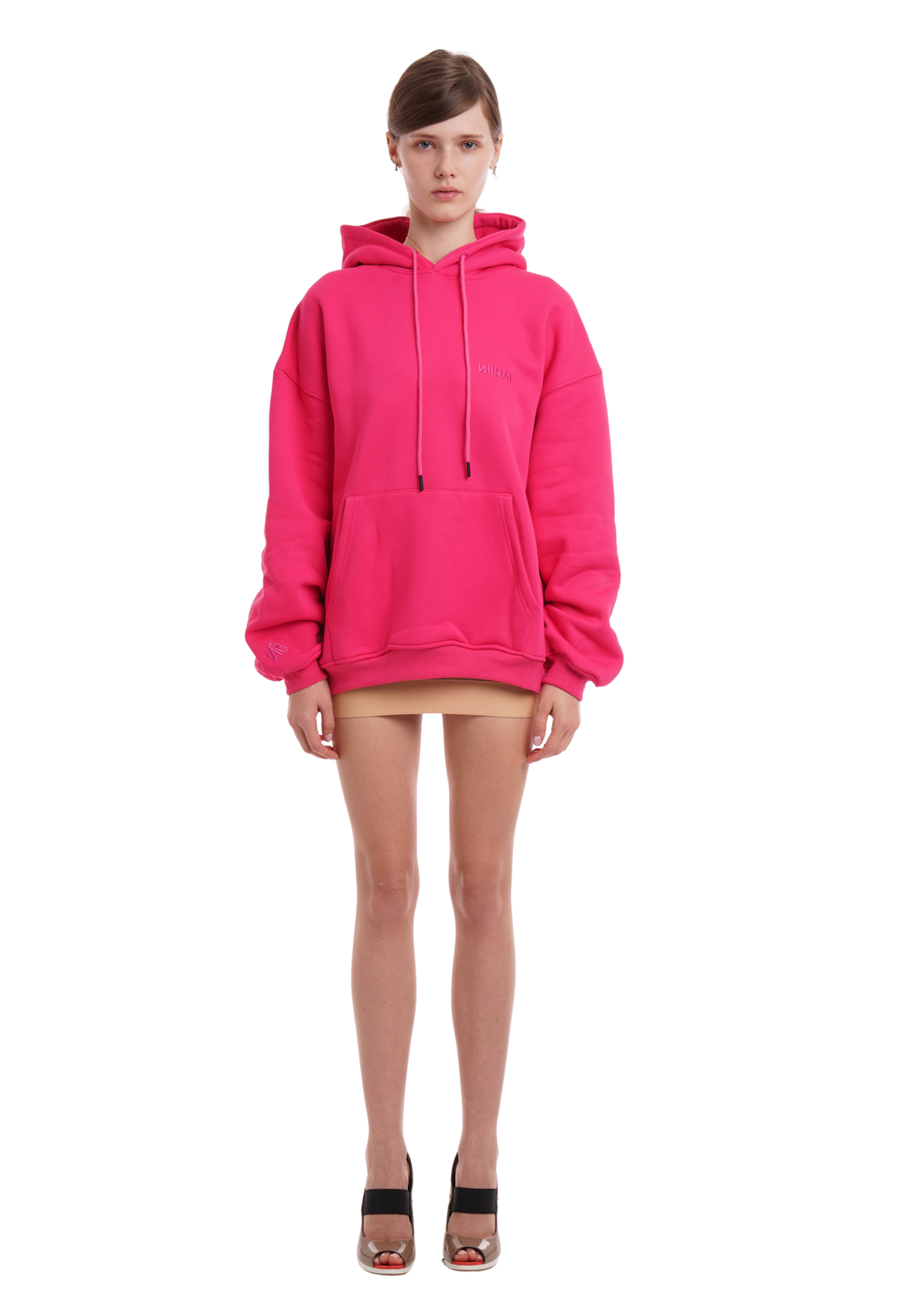 BASiCS HOODiE IN ROSIE PINK