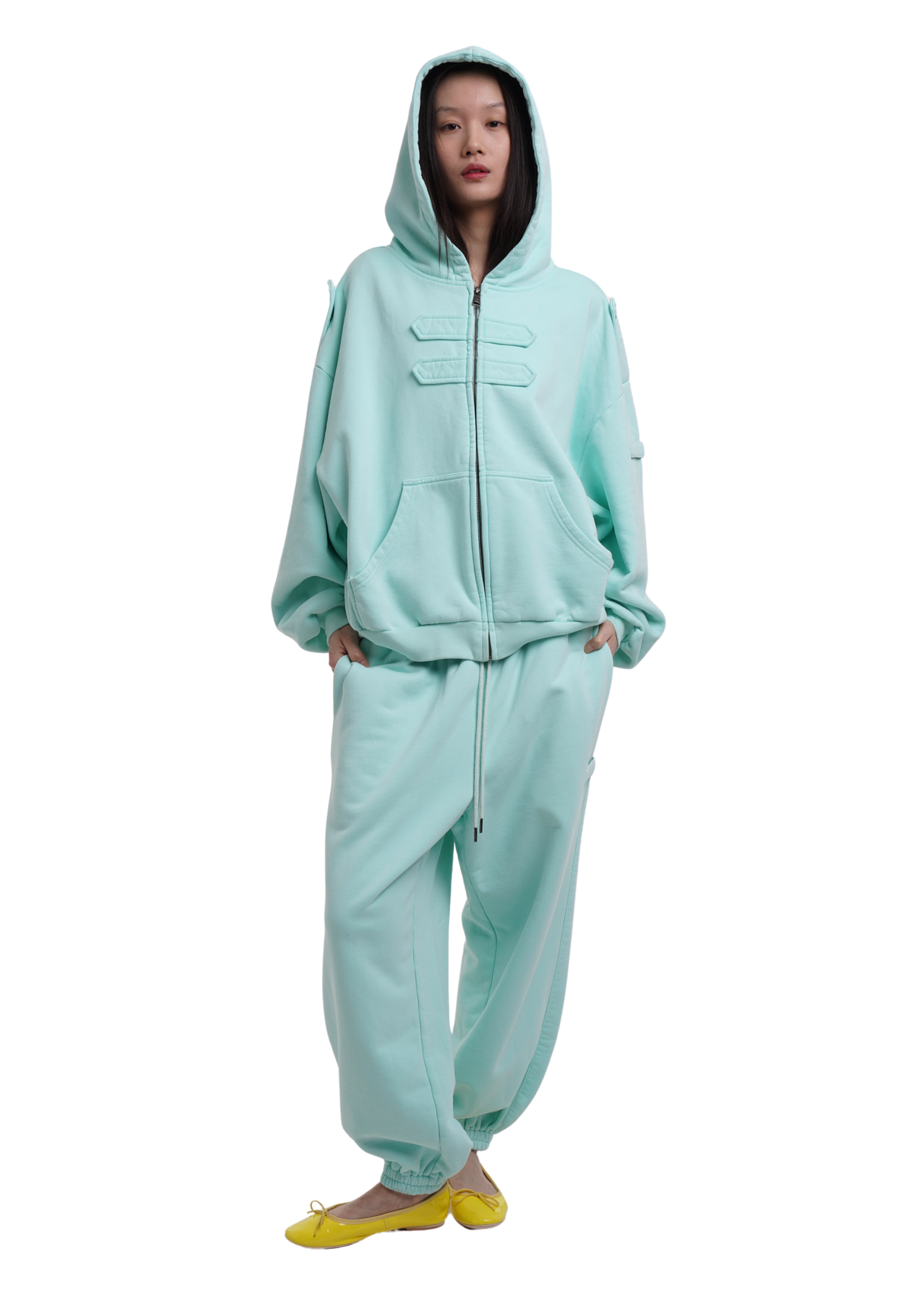 COVER HOODIE IN ICE