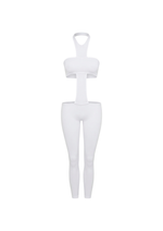 THE CROSS JUMPSUIT IN WHITE