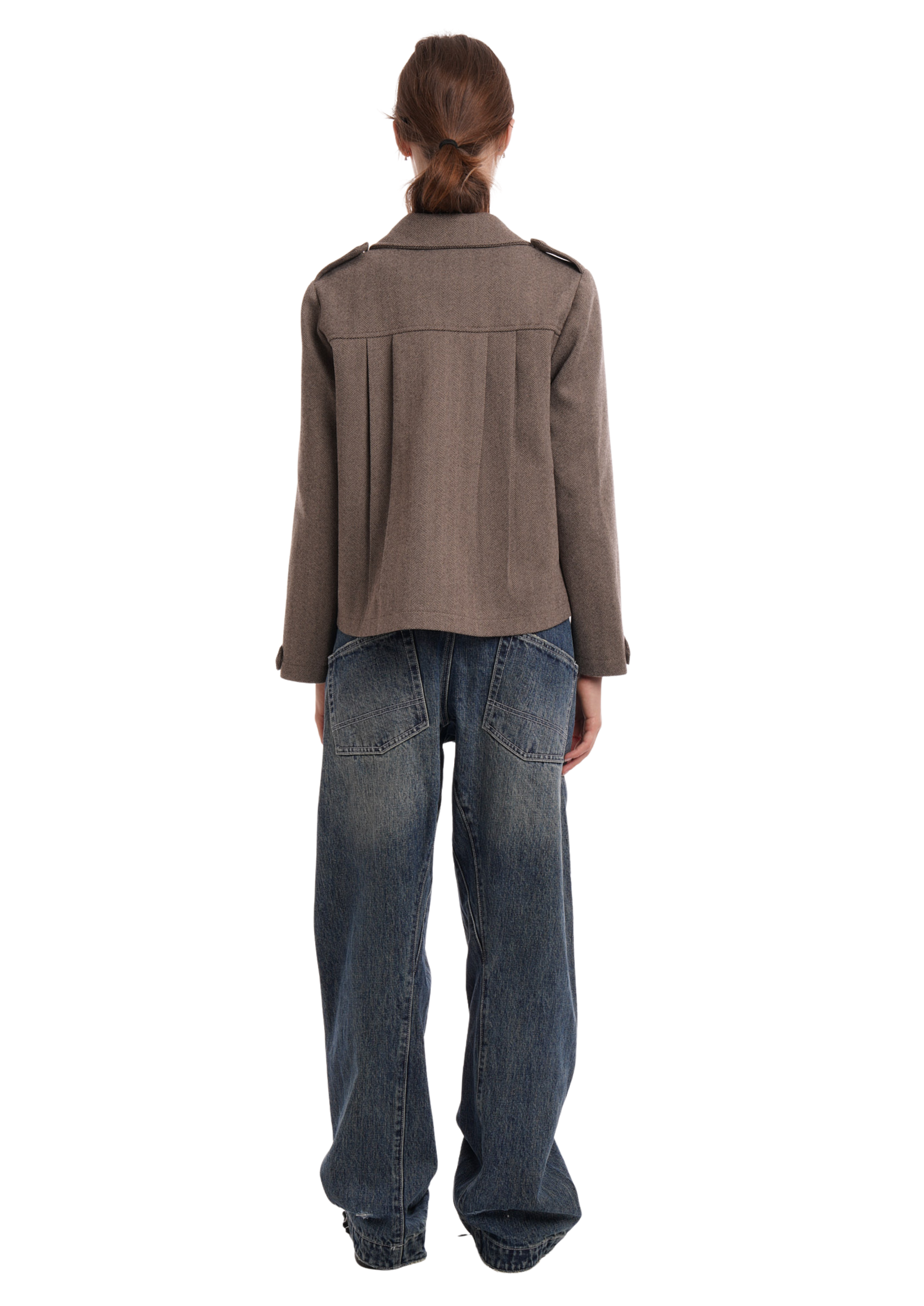 TILLY JACKET IN BROWN