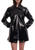 AFTER DARK COAT IN BLACK GLOSS