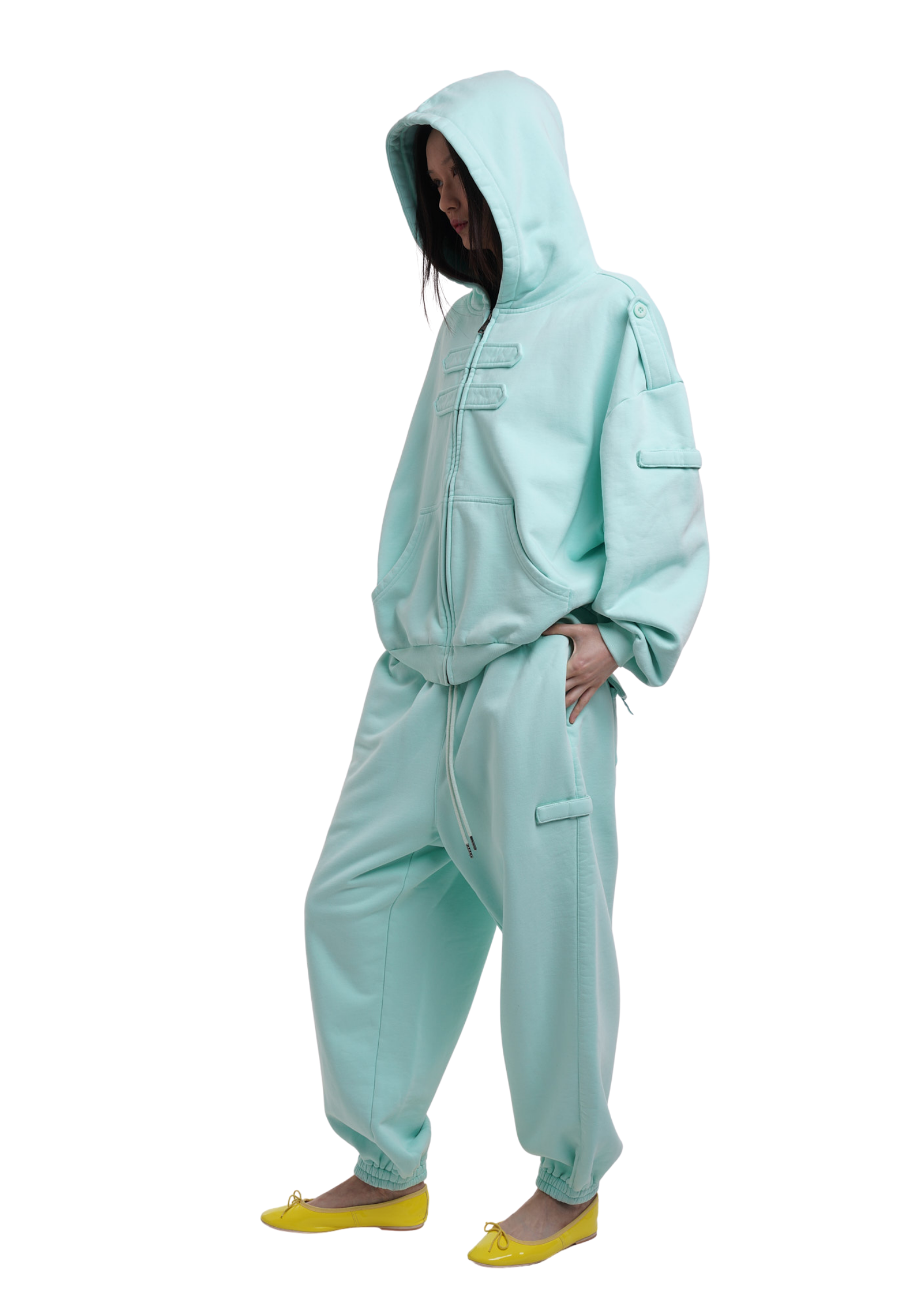 COVER HOODIE IN ICE