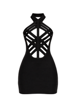 THE UNCOVER BANDAGE DRESS IN BLACK