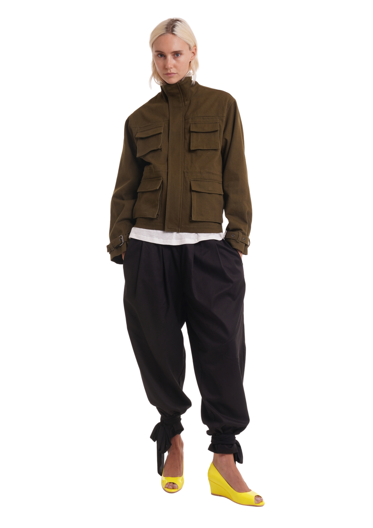 THE BILLI JACKET IN KHAKI