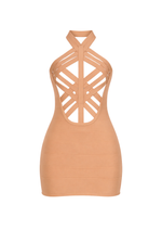 THE UNCOVER BANDAGE DRESS IN BARE