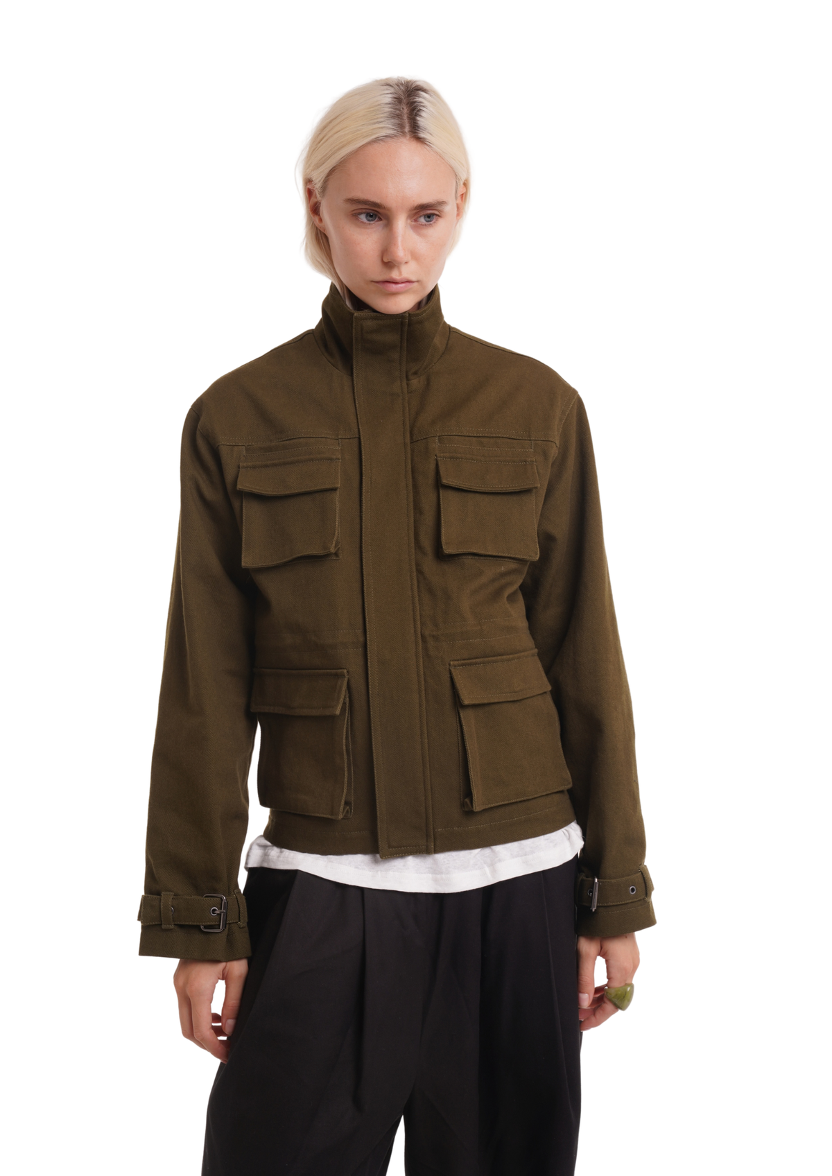 THE BILLI JACKET IN KHAKI