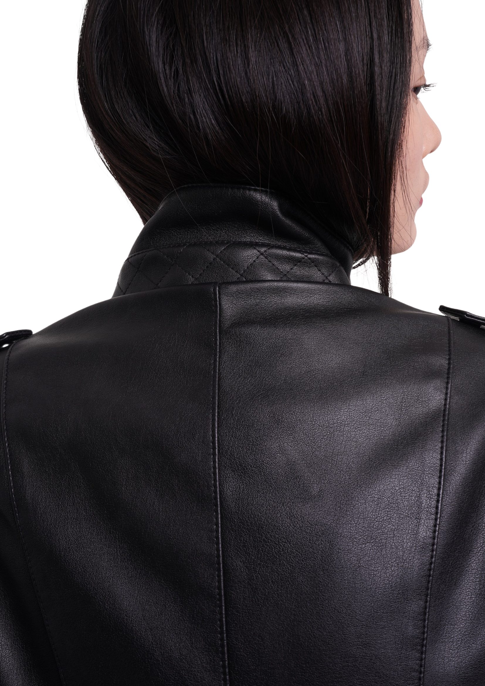 THE MARA LEATHER JACKET IN BLACK