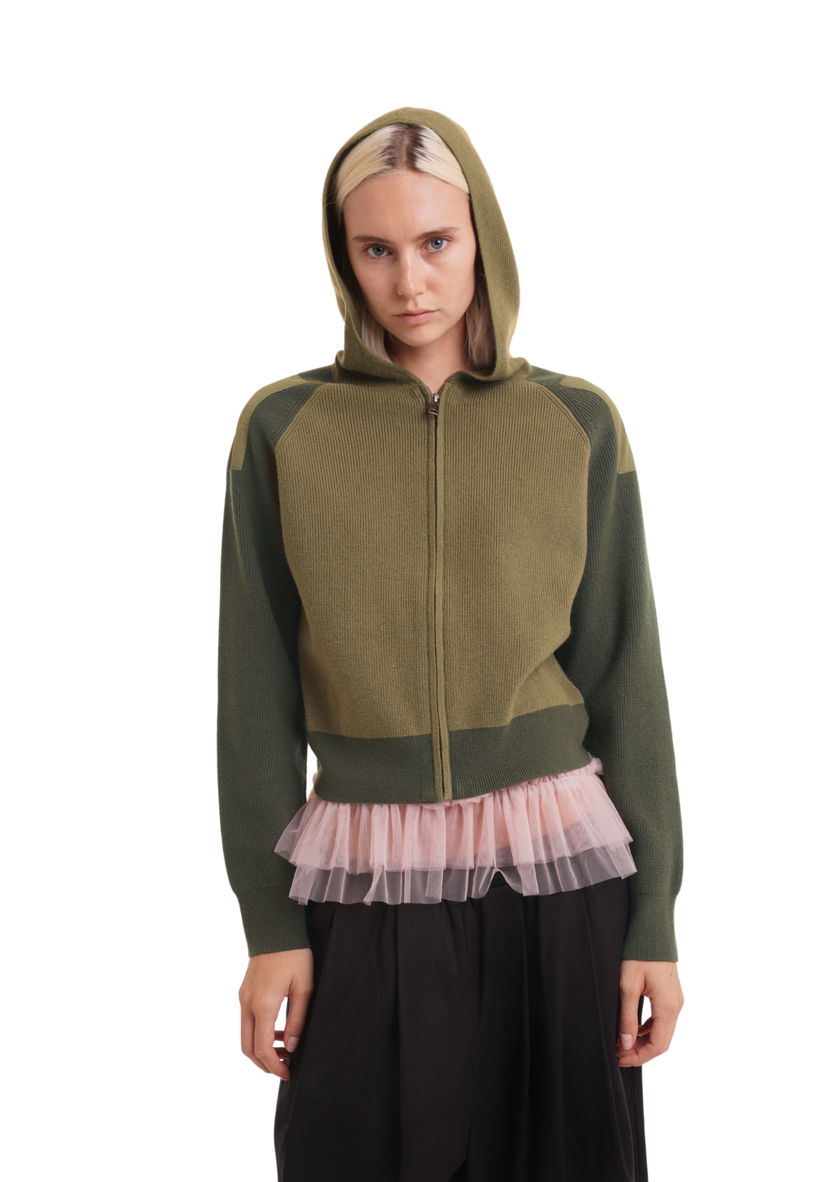 THE INDI HOODIE IN ARMY GREEN