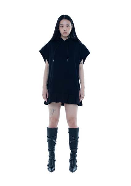 【OJOS】24ss Knit Hoodie Sleeveless Dress 21038200_dcdd3f28-c5df-457e-