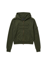 COMBAT HOODIE IN MILITARY GREEN