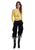 SHAPEWEAR STRETCH TOP & SLEEVES IN YELLOW