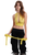 SHAPEWEAR STRETCH TOP & SLEEVES IN YELLOW