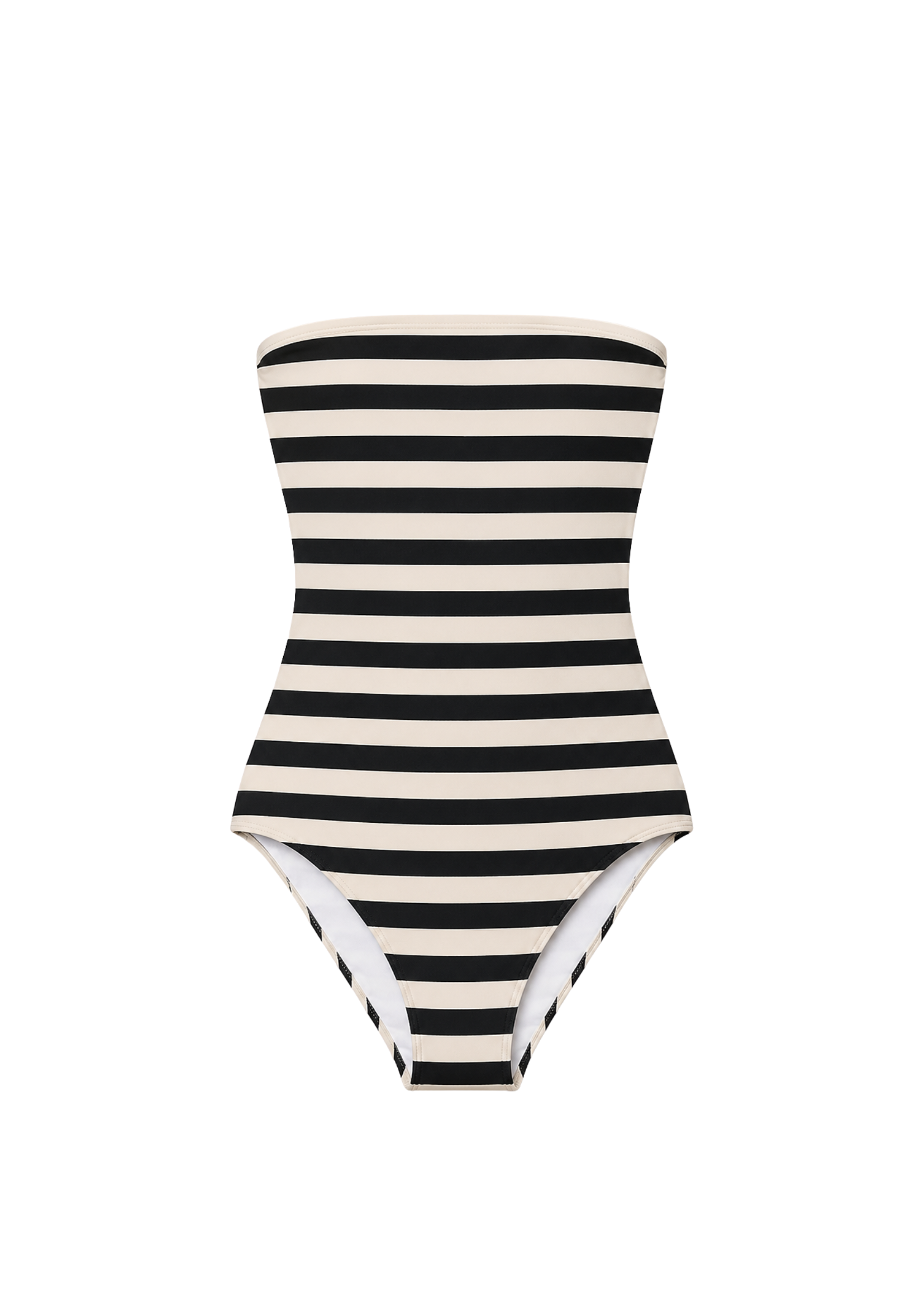 MULTIWAY SWIM SET IN BLACK STRIPES