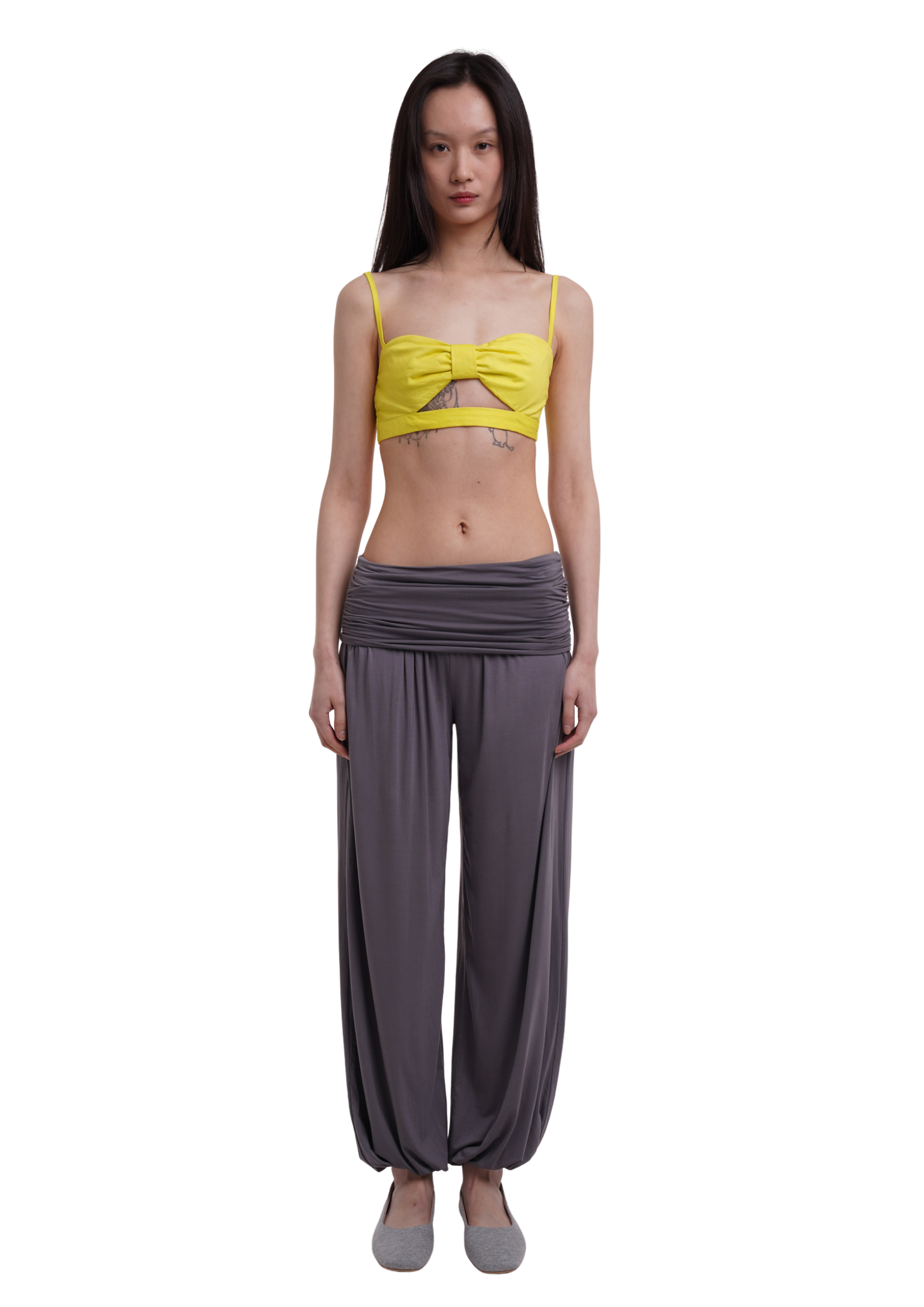 CHARLI LONG TROUSERS IN SMOKE