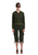 COMBAT HOODIE IN MILITARY GREEN