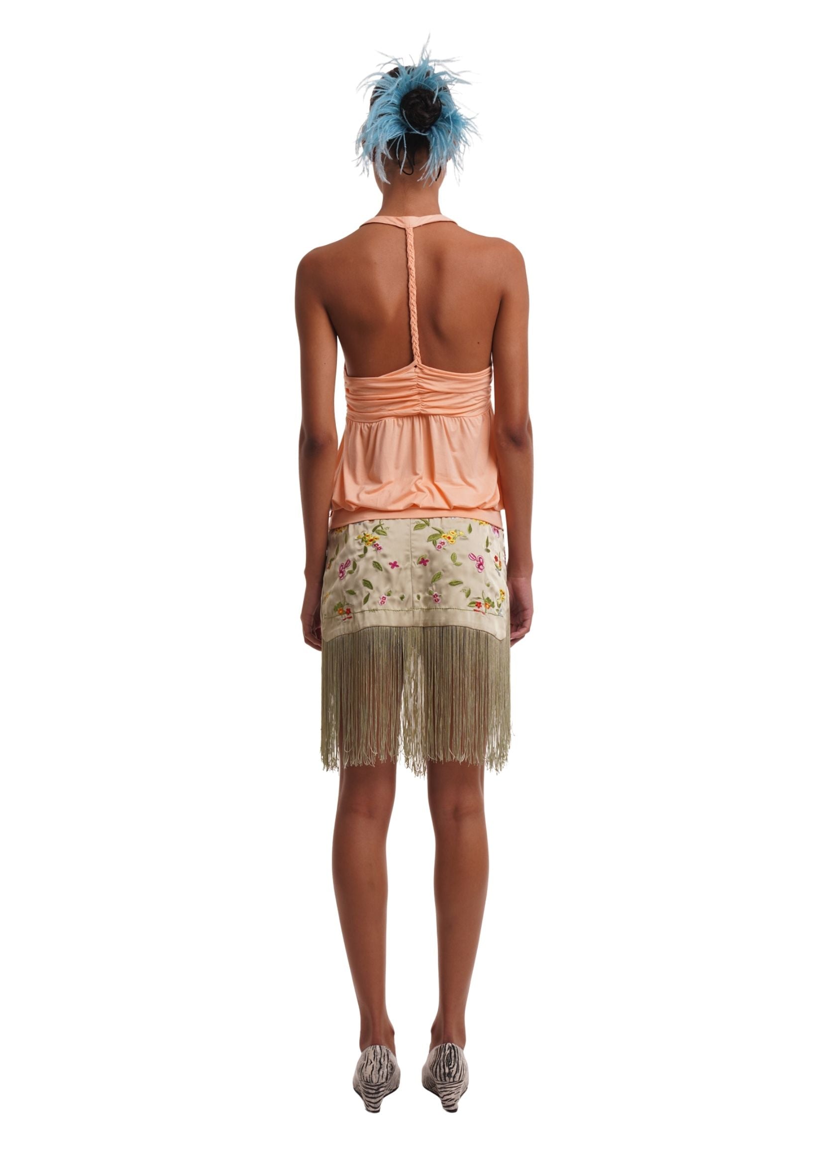 TESS TOP IN APRICOT