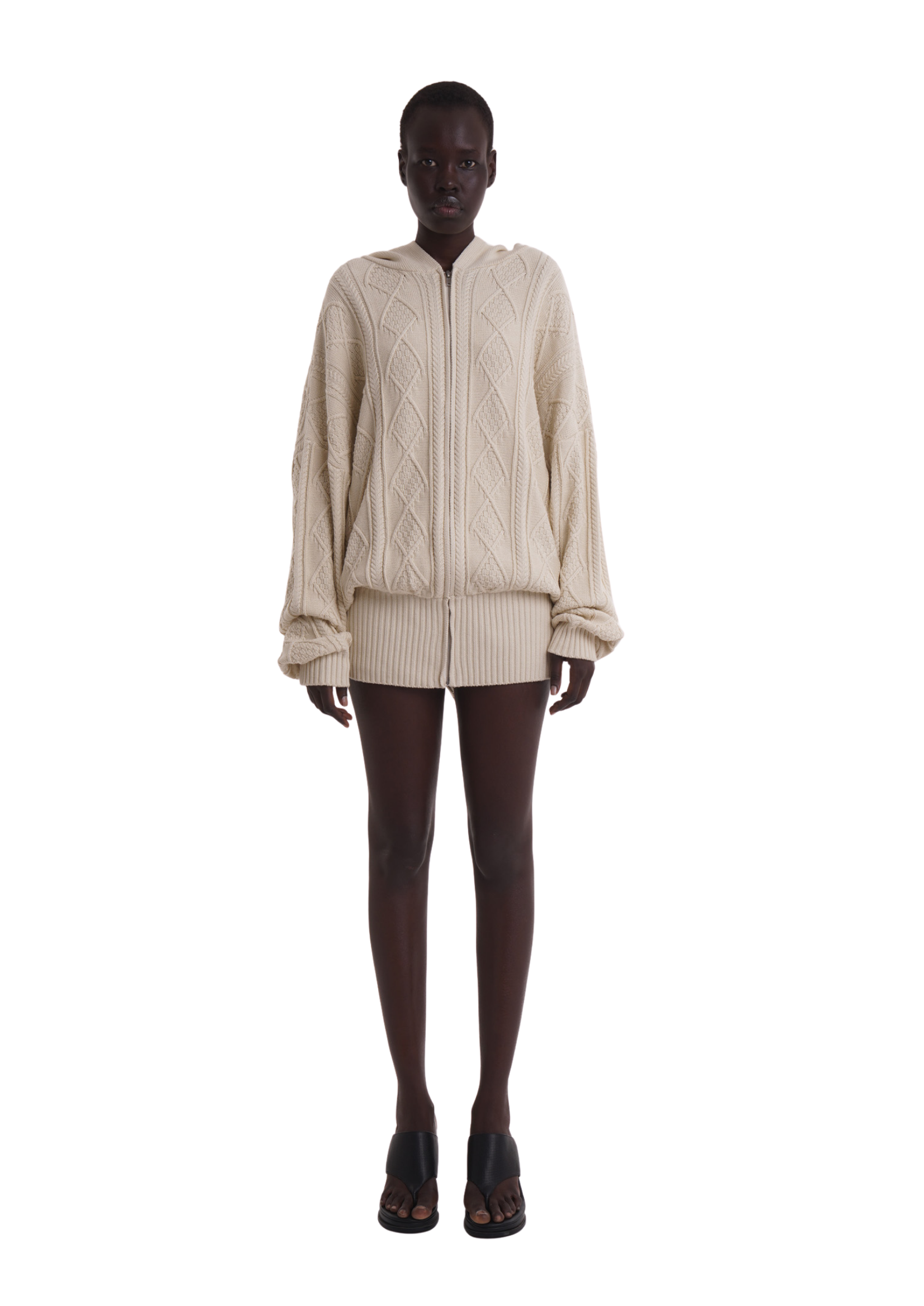 THE CECE DRESS IN ECRU