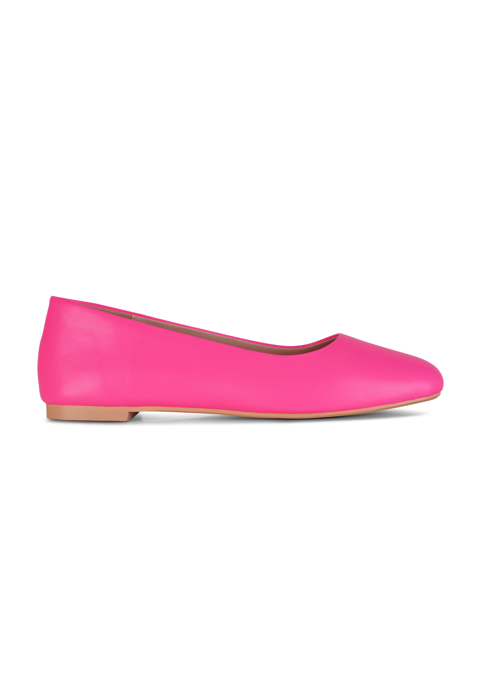 BALLET FLATS IN ROSIE PINK