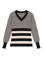 STACK PULL OVER IN STRIPES