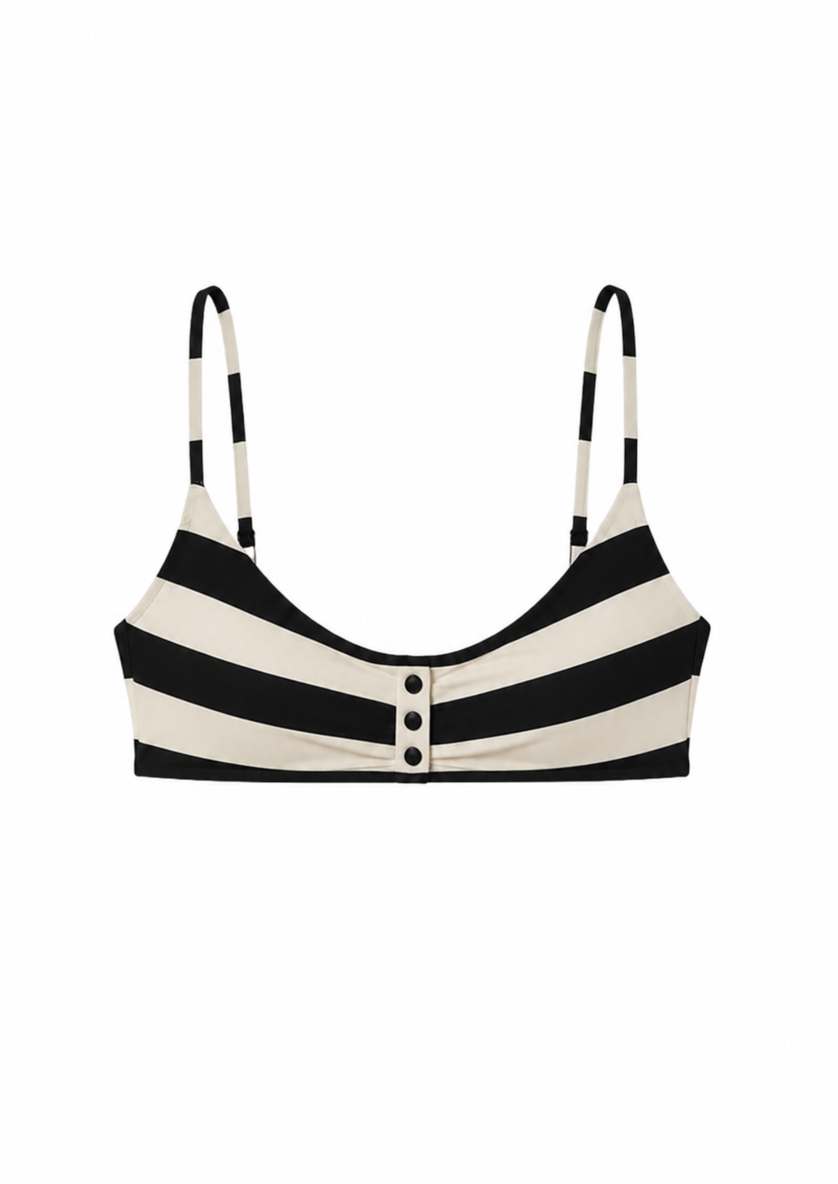 MULTIWAY SWIM SET IN BLACK STRIPES