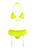 GARTER BIKINI IN NEON YELLOW