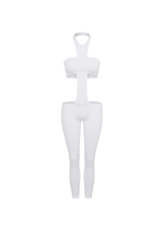 THE CROSS JUMPSUIT IN WHITE