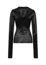 THE BELLA TOP IN BLACK GLOSS