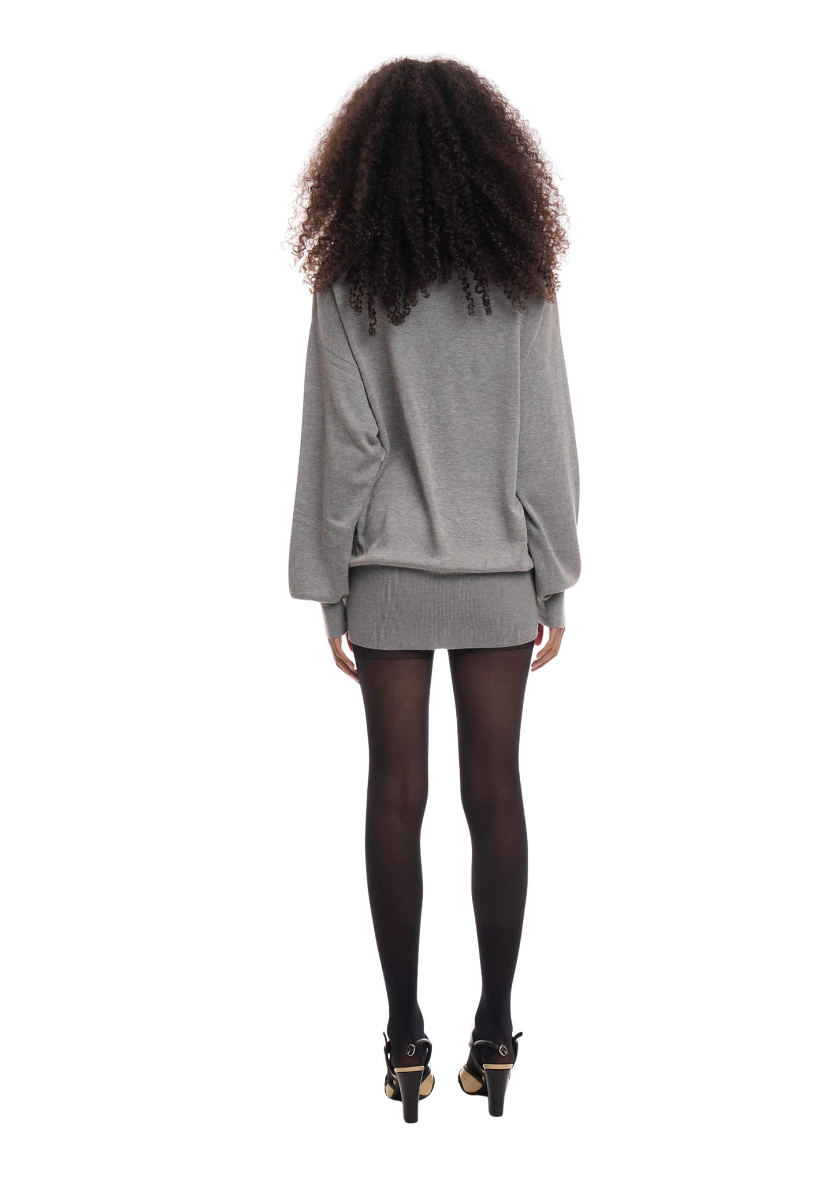 DEEP JUMPER IN GREY MARL