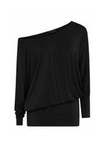 CHARLI DRESS IN CHARCOAL BLACK