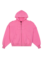 COVER HOODIE IN WORN ROSIE PINK