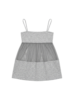 BOP DRESS IN GREY MARL
