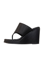 SPRING WEDGE IN BLACK