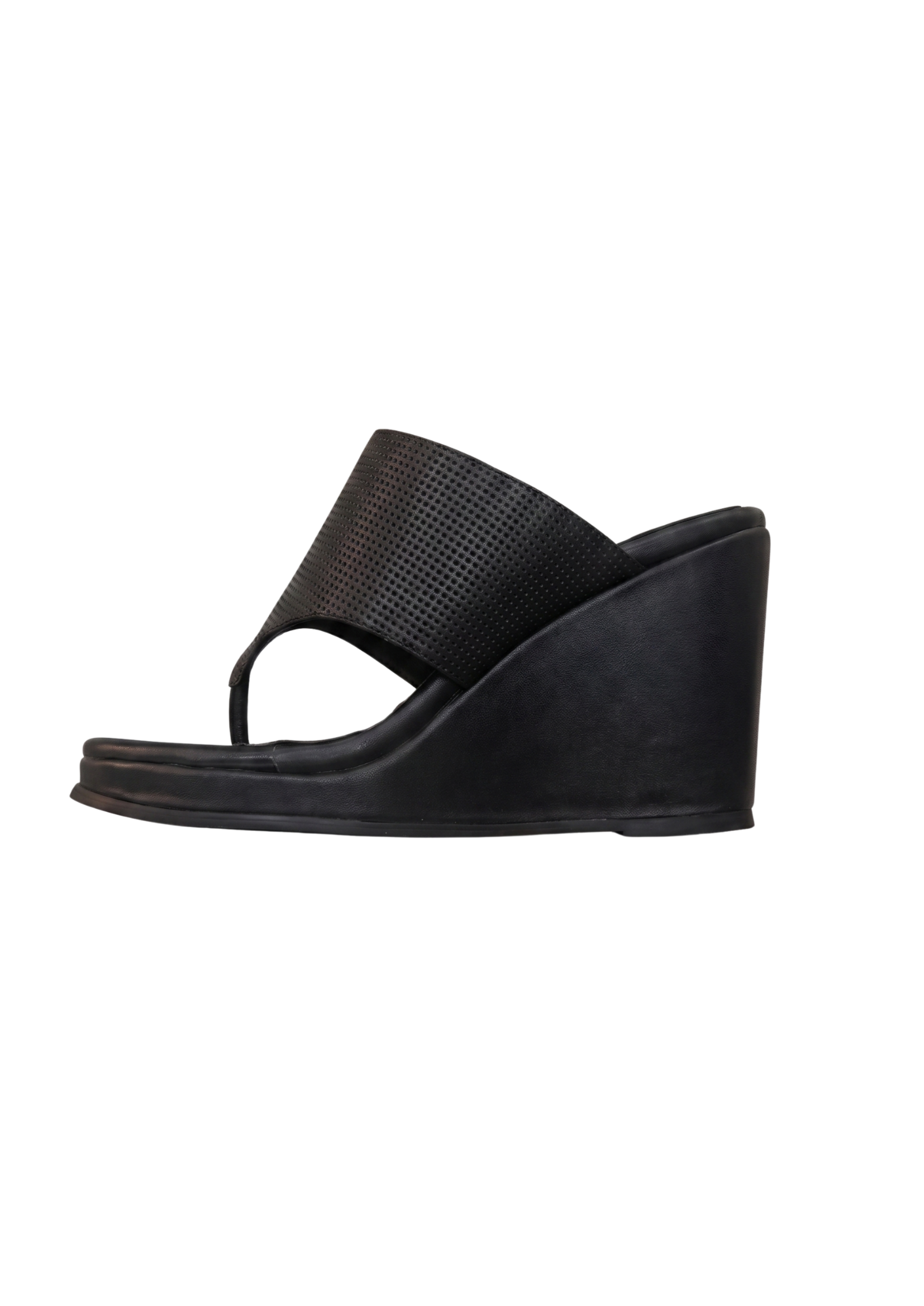 SPRING WEDGE IN BLACK