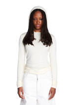 THE BELLA TOP IN PEARL WHITE